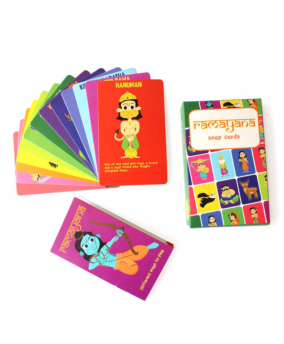 Shumee Ramayana Snap Card Game Multicolor -  52 Cards-image-0