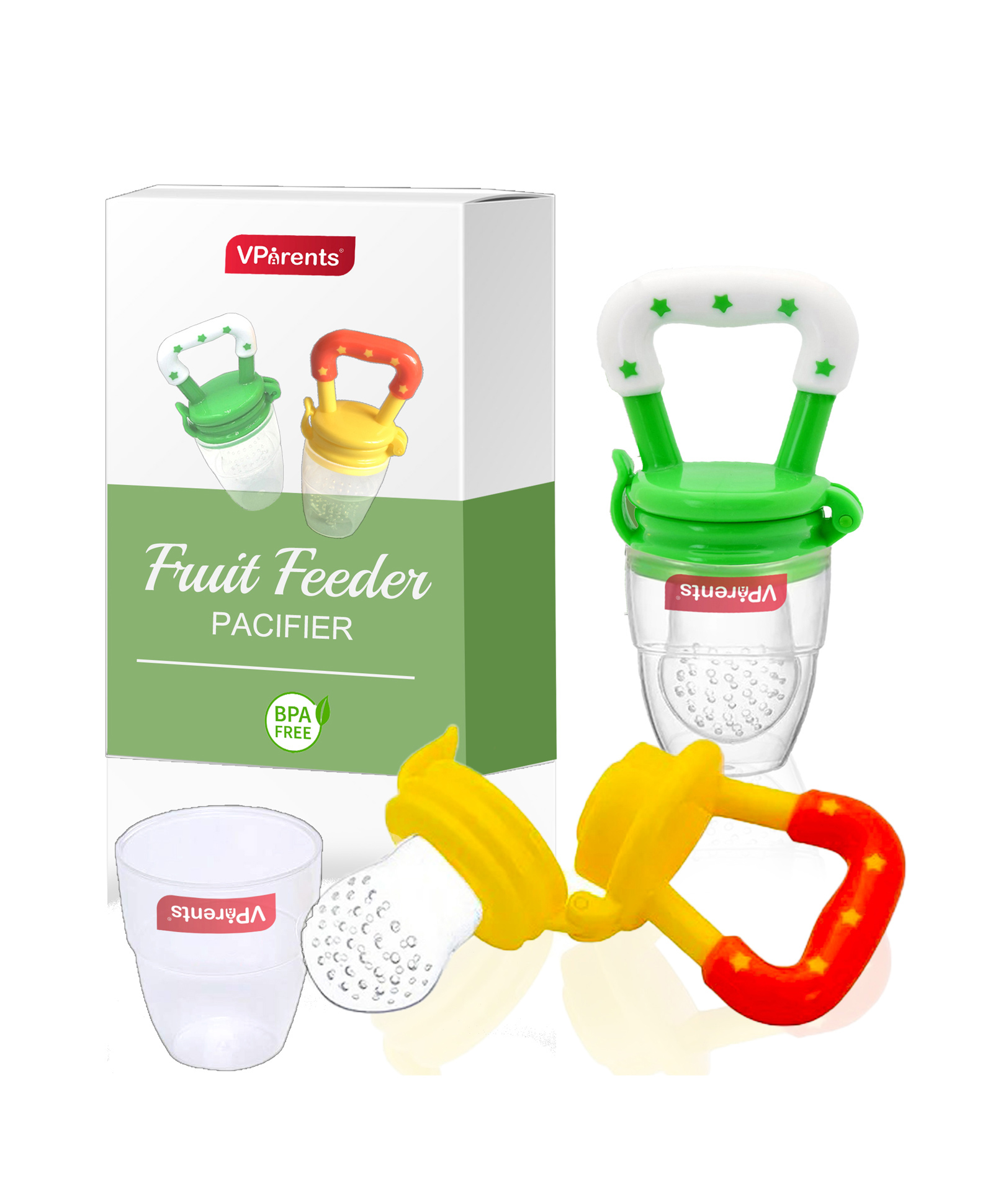 VParents  Silicone Food Nibbler with Extra Mesh Soft Pacifier Pack of 2 - Assorted colour-picture-19