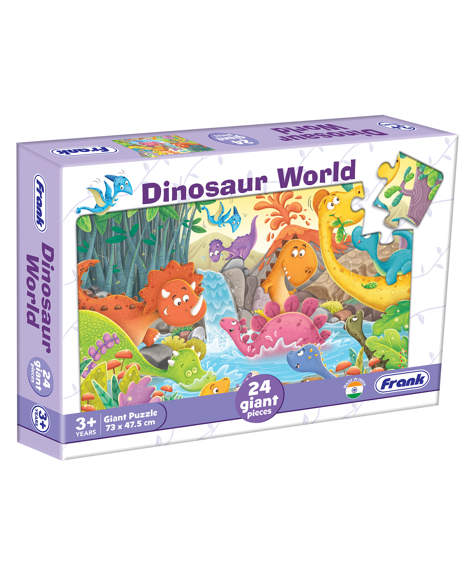 Frank Dinosaur World 24 Pieces- Multicolor-image-49