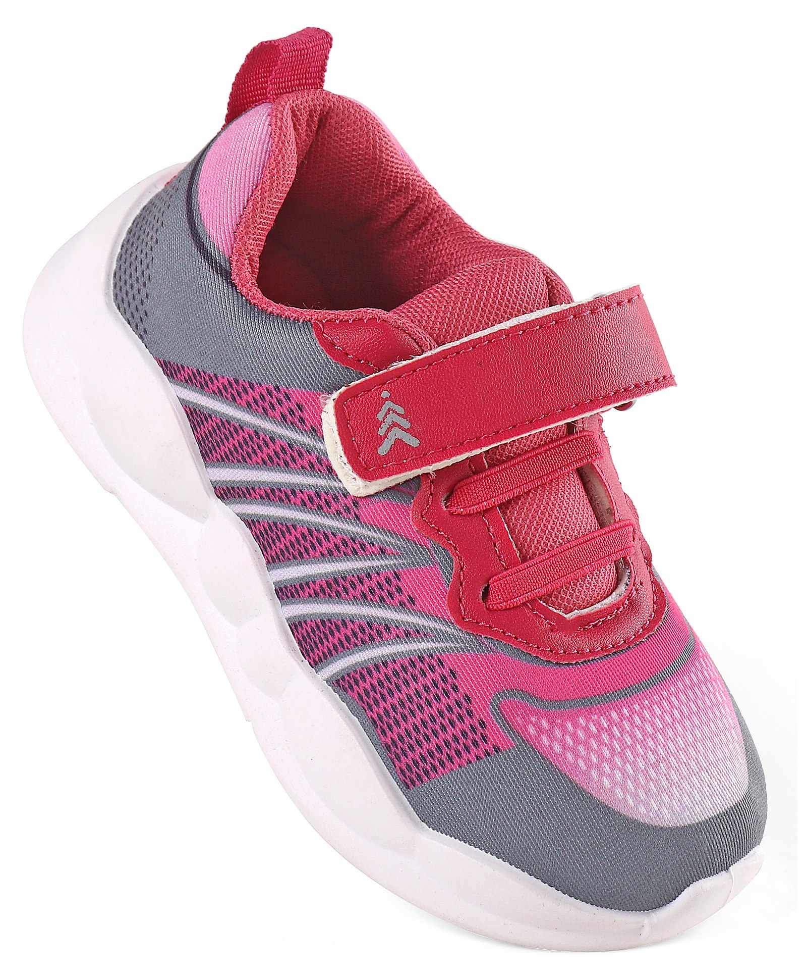 Pine Kids Velcro Closure Casual Shoes - Pink-image-40