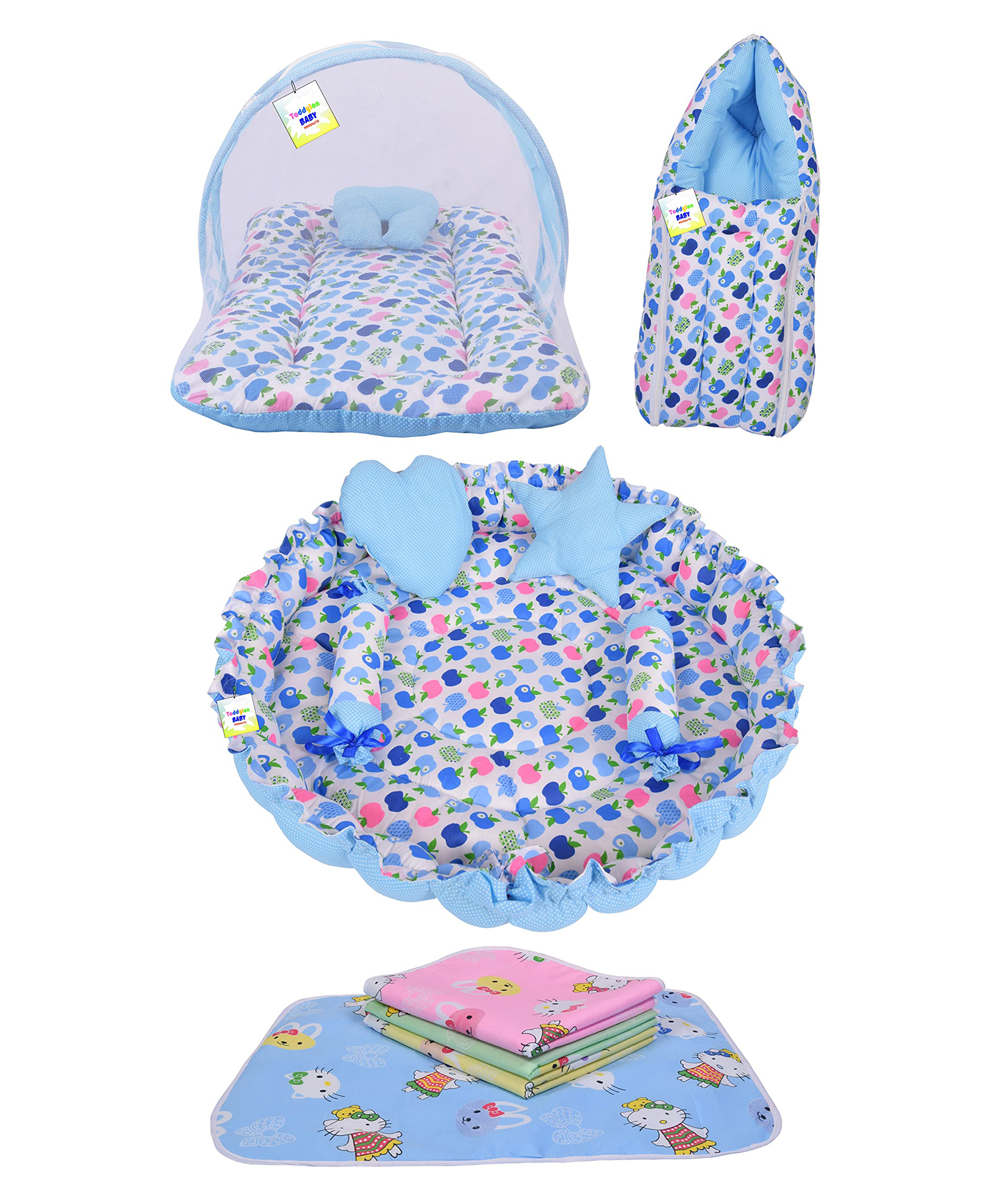 Toddylon Baby Bedding Set Combo - Blue-picture-29
