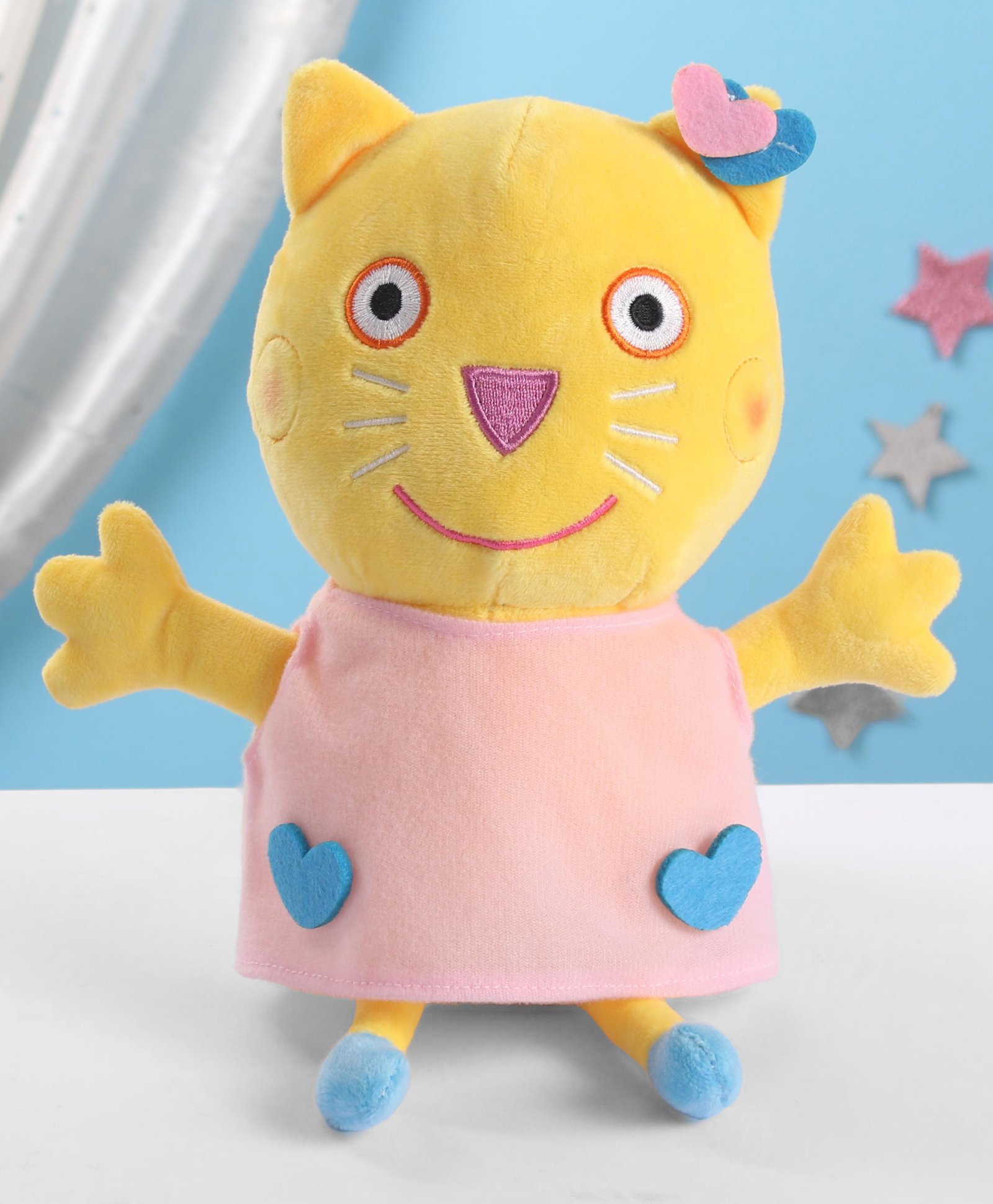 Peppa Pig Candy Cat Plush Soft Toy Yellow - Height 30 cm-picture-20
