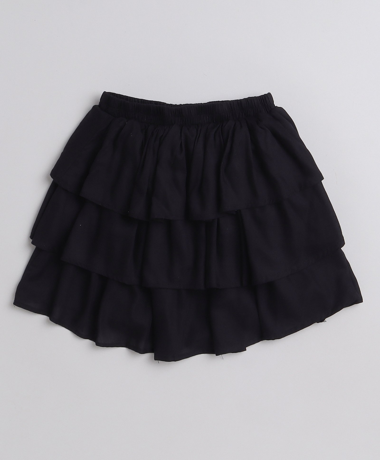 Aww Hunnie Layered Tutu Skirt - Black-picture-45
