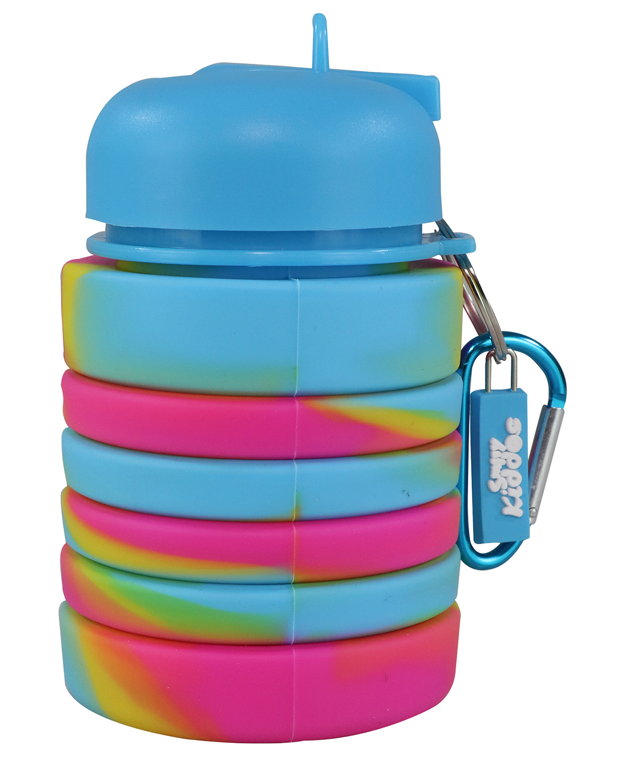 Smily Kiddos Silicone Expandable & Foldable Bottle Light Blue - 500 ml-image-44