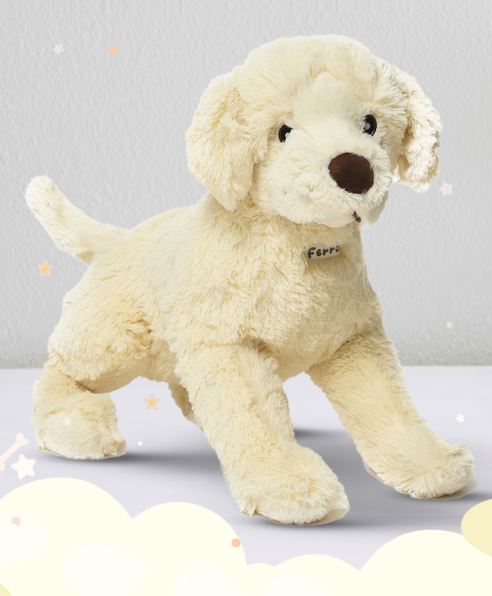 Mi Arcus Ferro Soft Toy White - Length 40 cm-image-14