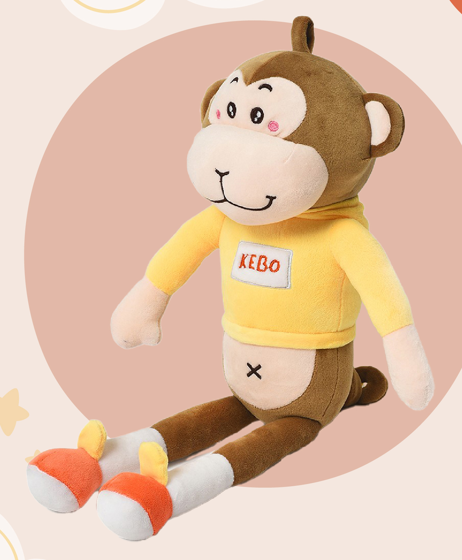 Mi Arcus Kebo Soft Toy Brown - Height 54 cm-picture-25