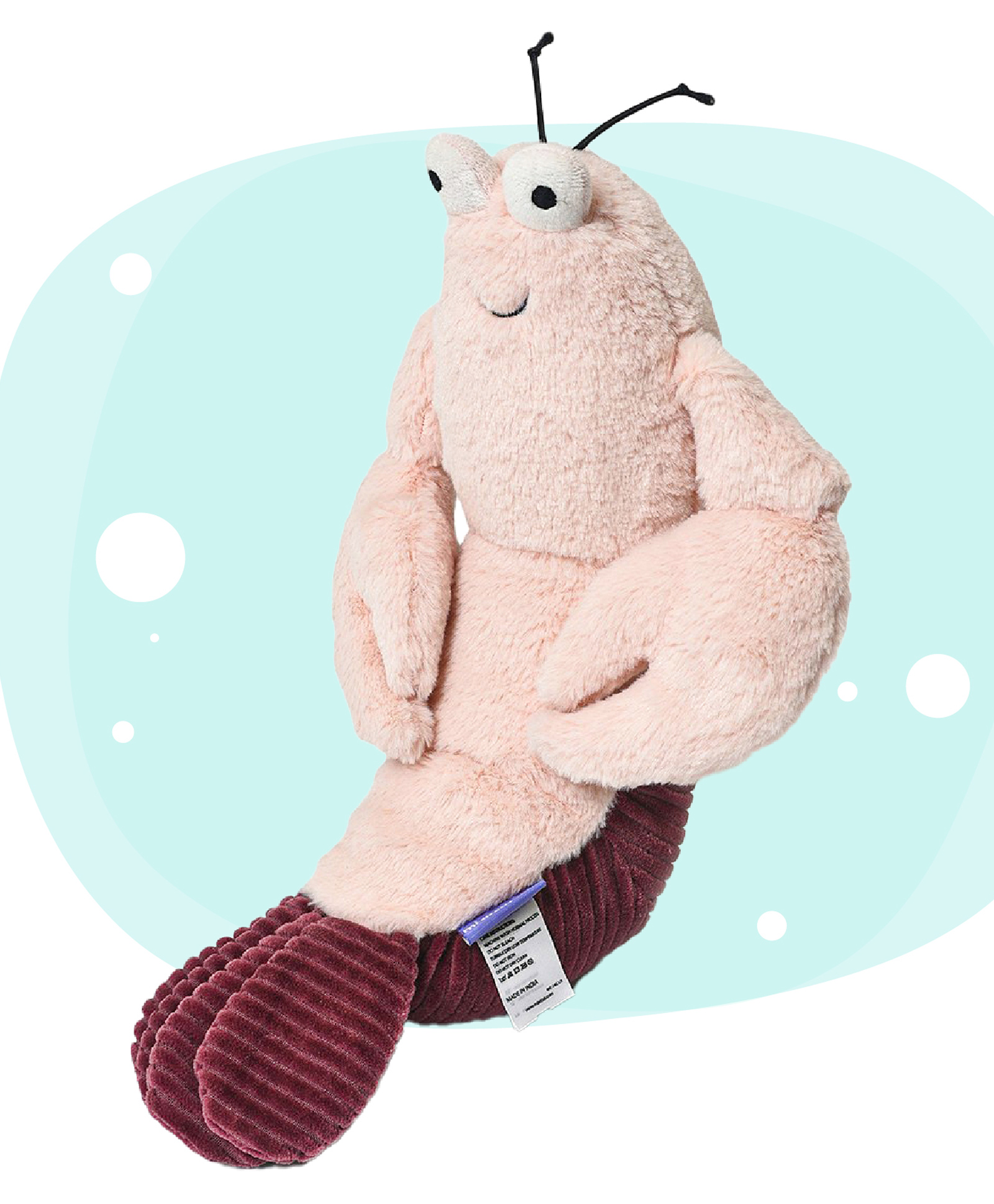 Mi Arcus Krill Soft Toy Pink - Length 40.6 cm-picture-21