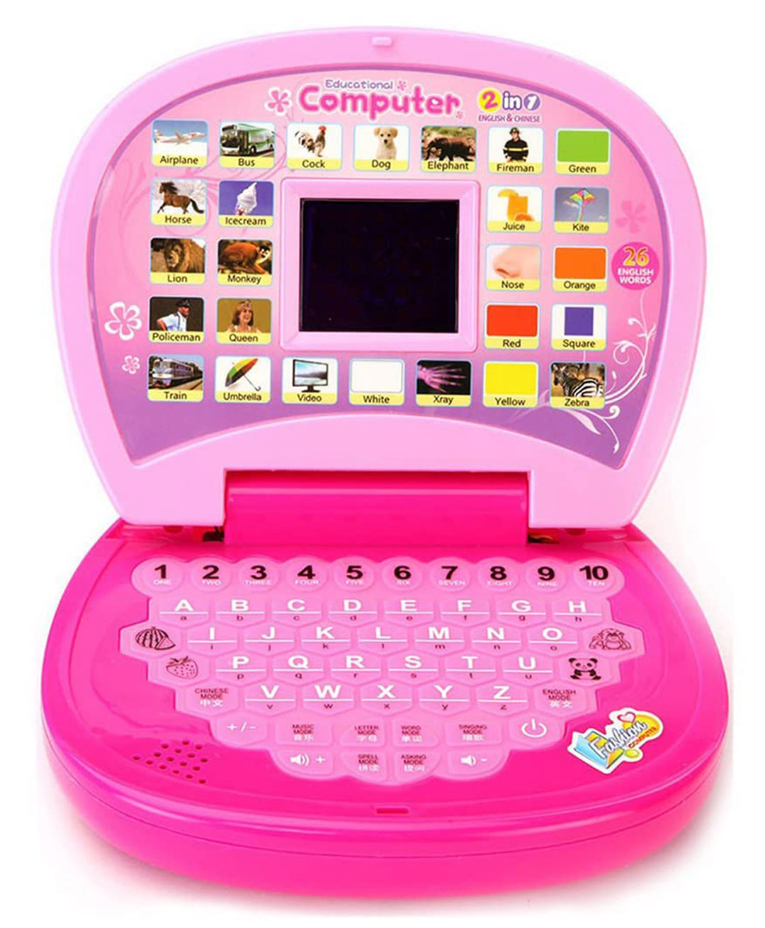 Negocio Kids Computer Toy Baby Laptops for Kids  Activity Electronics Number & Alphabet Charts for Kids Learning Educational Toy with Sound and Music ( Color May Vary)-picture-24