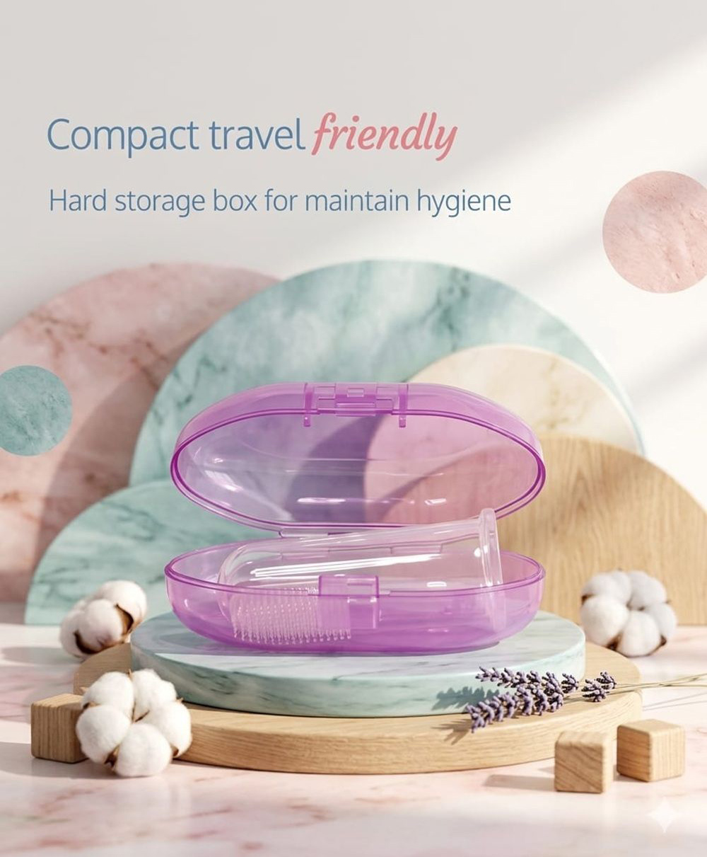Boxot Impex Baby Finger ToothBrush with Case (Color May Vary)-image-17