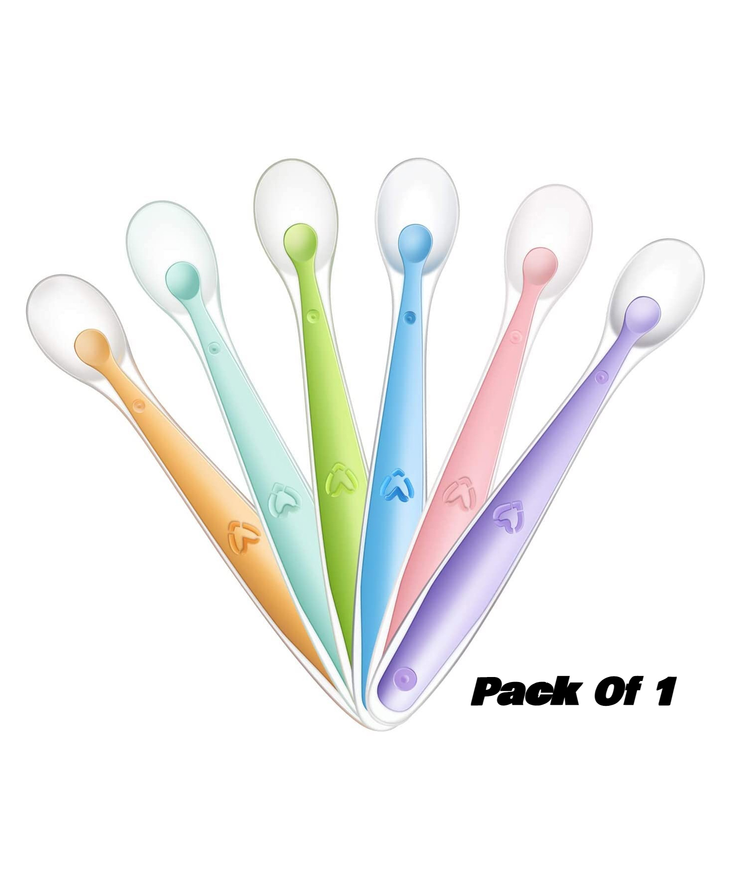 BOXOT IMPEX Soft Silicon Spoons for Baby Feeding (Color May Vary)-picture-26
