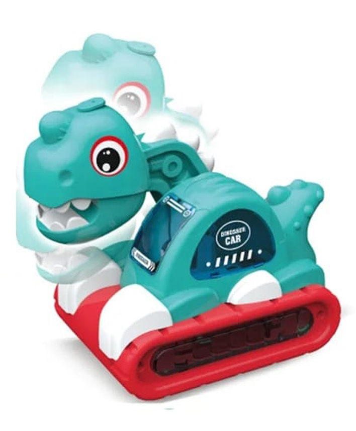 AKN TOYS Light and Sound Battery Operated Walking Dinosaur with Water Spray (Color May Vary)-image-3