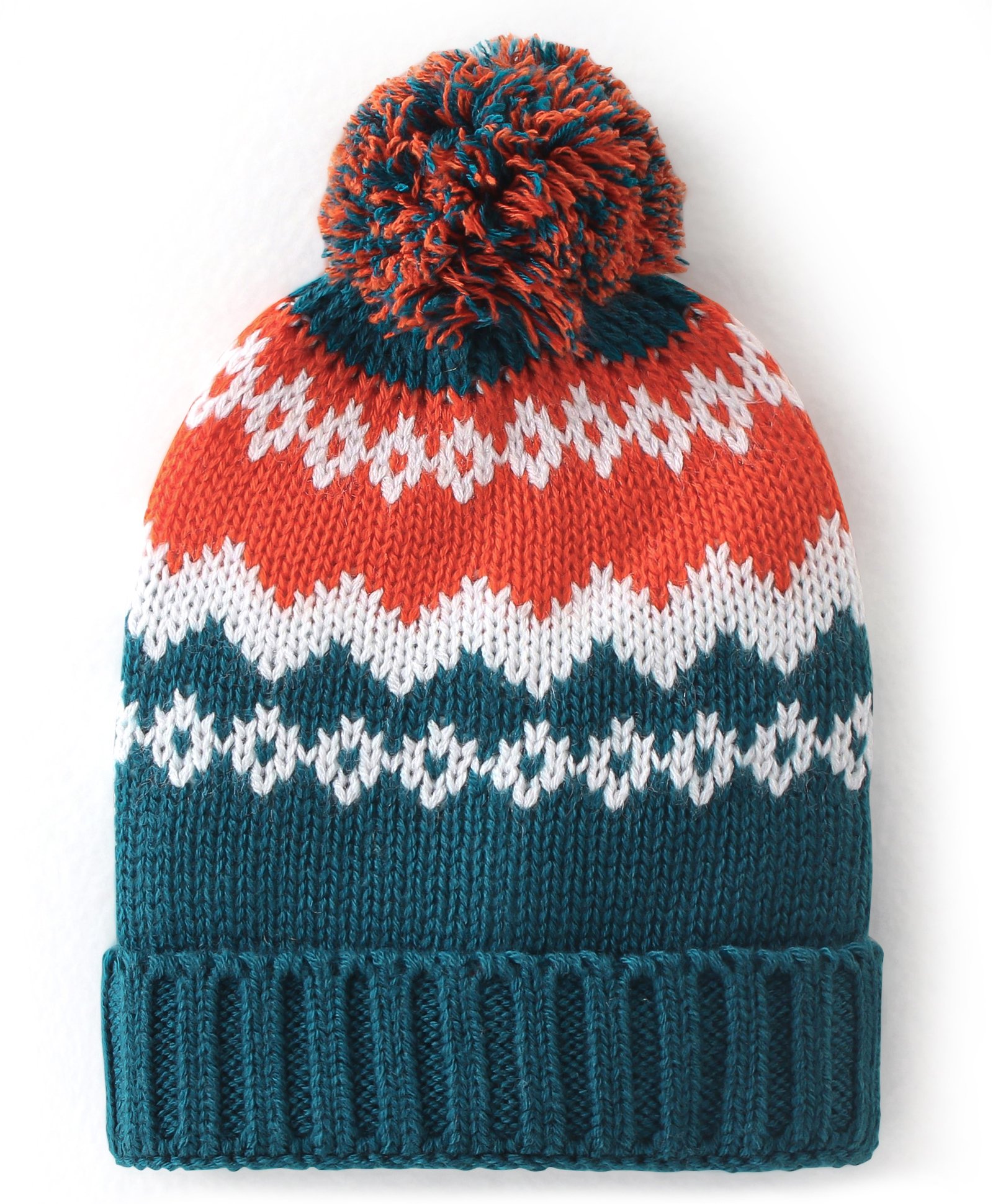 Babyhug Woollen Cap with Pompom - Multicolour-picture-16