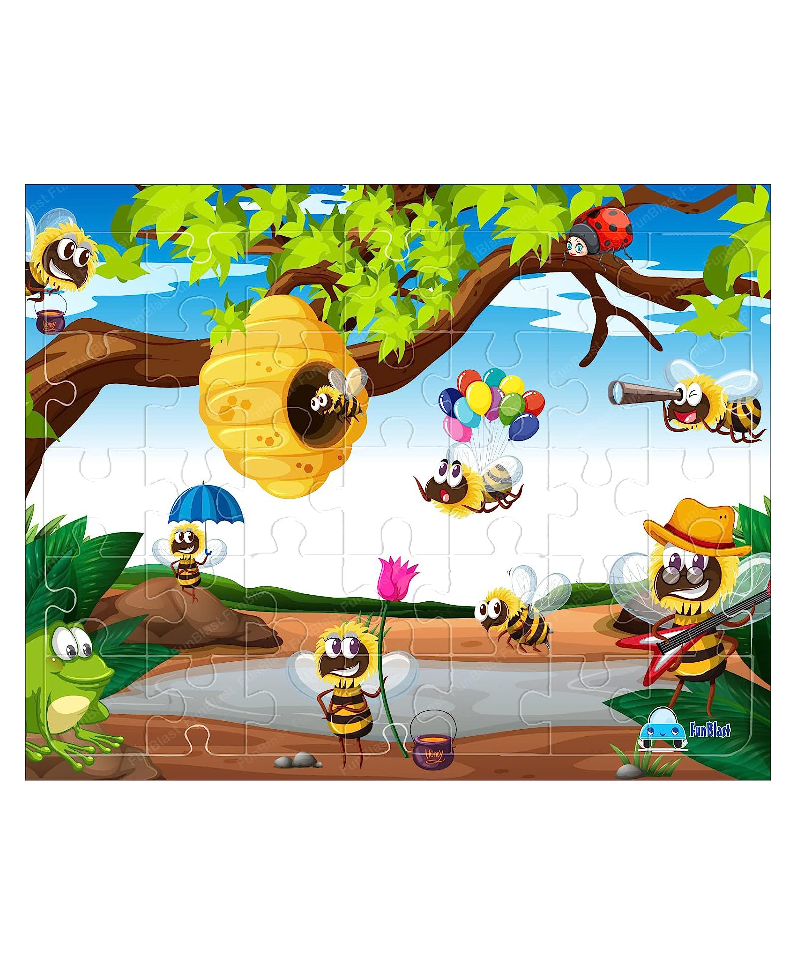 FunBlast Honey Bee Jigsaw Puzzle - 35 Pieces-image-18