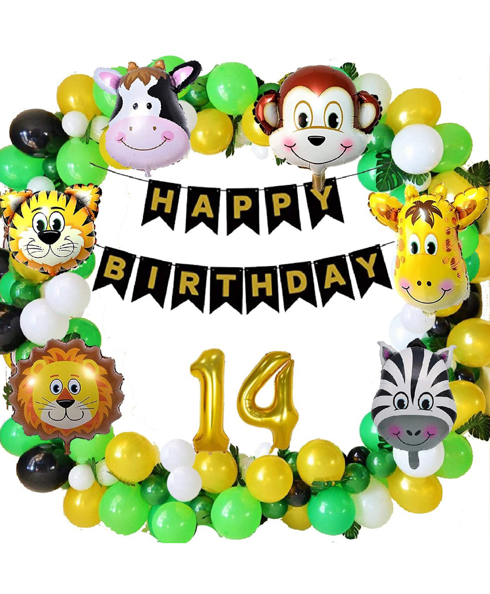 Bubble Trouble Balloon Decoration for 14 Year Birthday - 78 Pieces-image-17