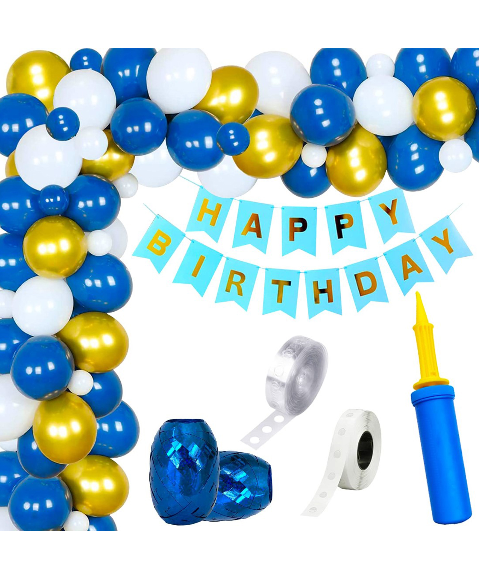 Bubble Trouble Happy Birthday Decorations Kit- 46 pcs-picture-25