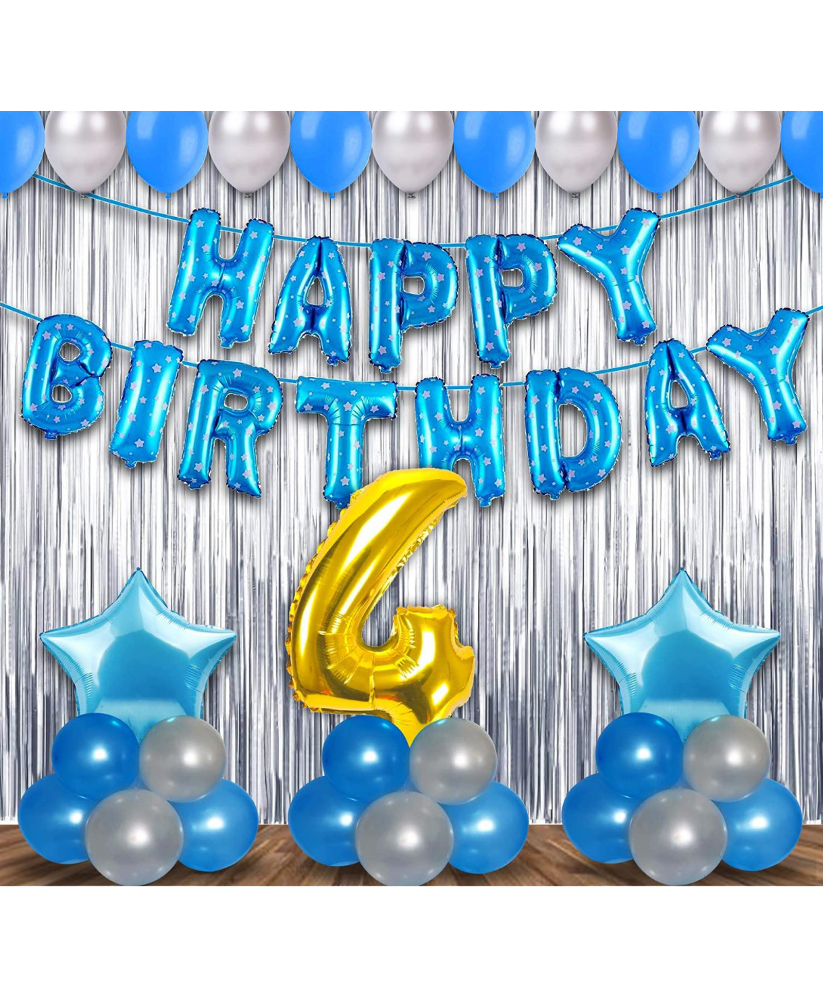 Bubble Trouble 4th Birthday Decoration Items - Pack of 56-picture-27