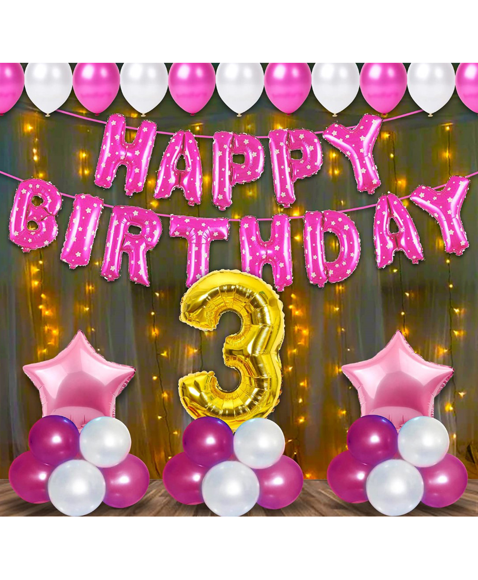 Bubble Trouble 3rd Birthday Decoration Items - Pack of 57-picture-18