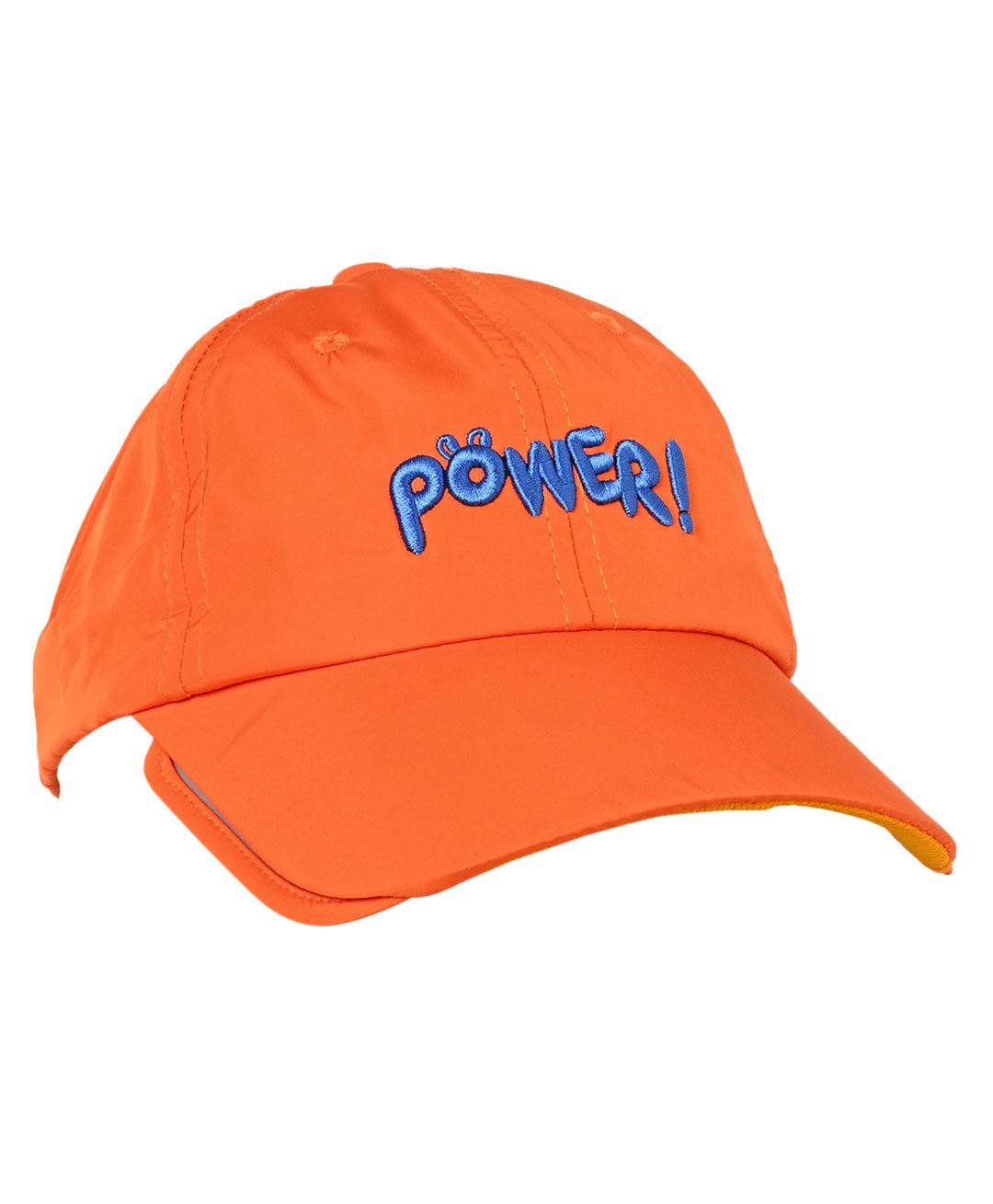 Kid-O-World Power Text Embroidered Cap - Orange-picture-23