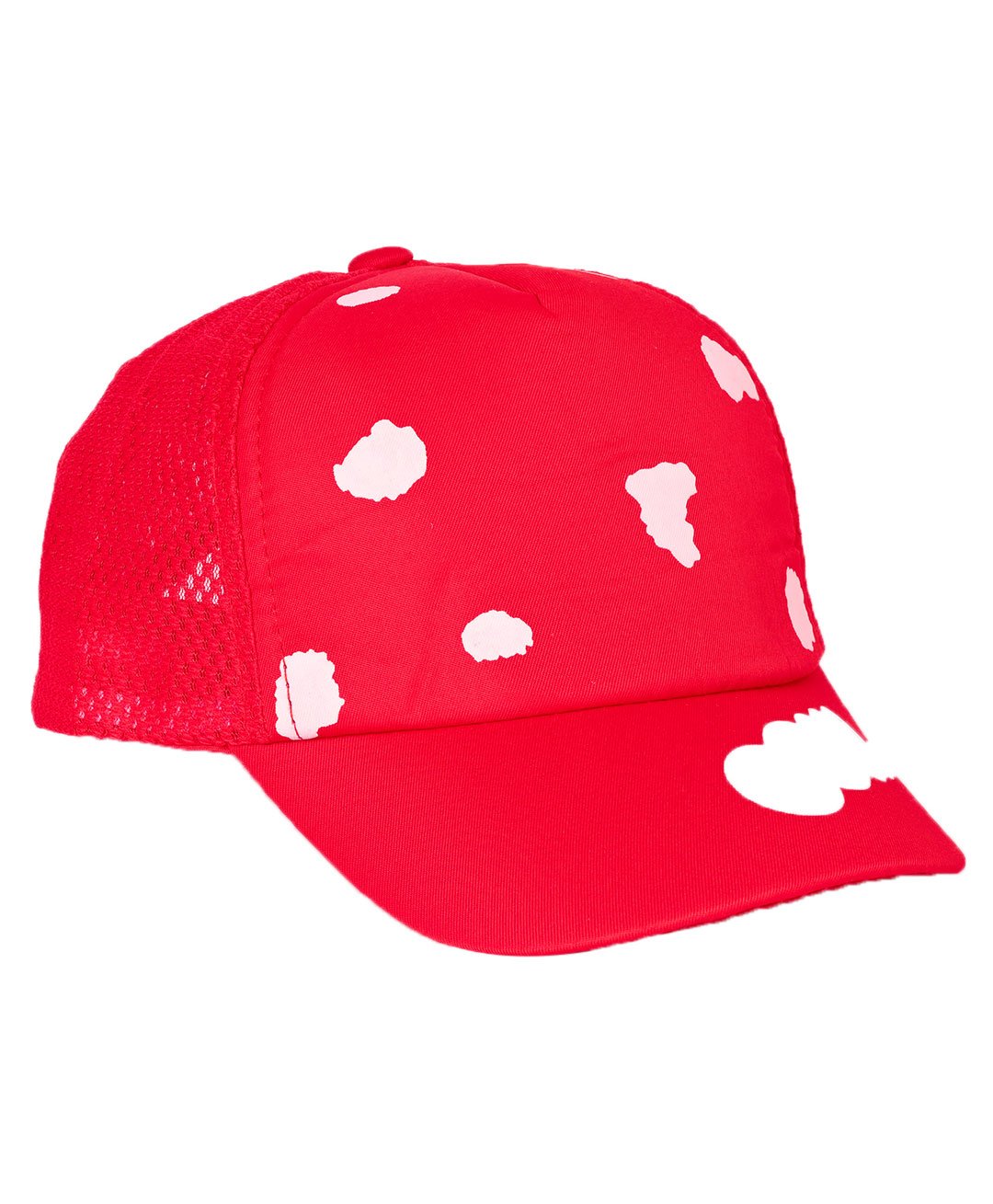 Kid-O-World Ok Clouds Printed Cap - Red-picture-17