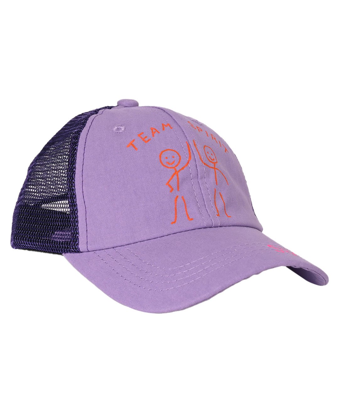Kid-O-World Team Spirit Printed Cap - Purple-image-11