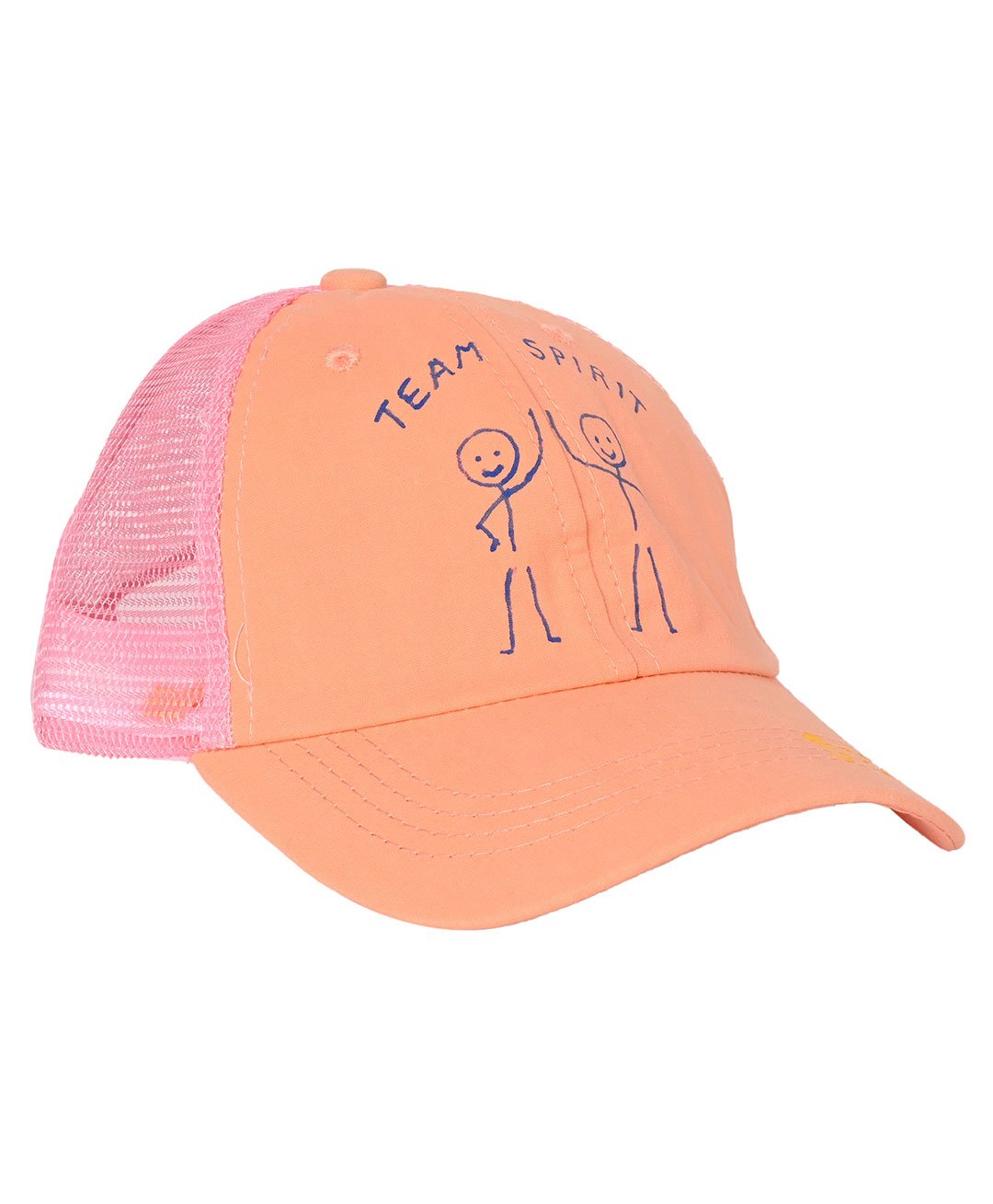 Kid-O-World Team Spirit Printed Cap - Peach-image-43