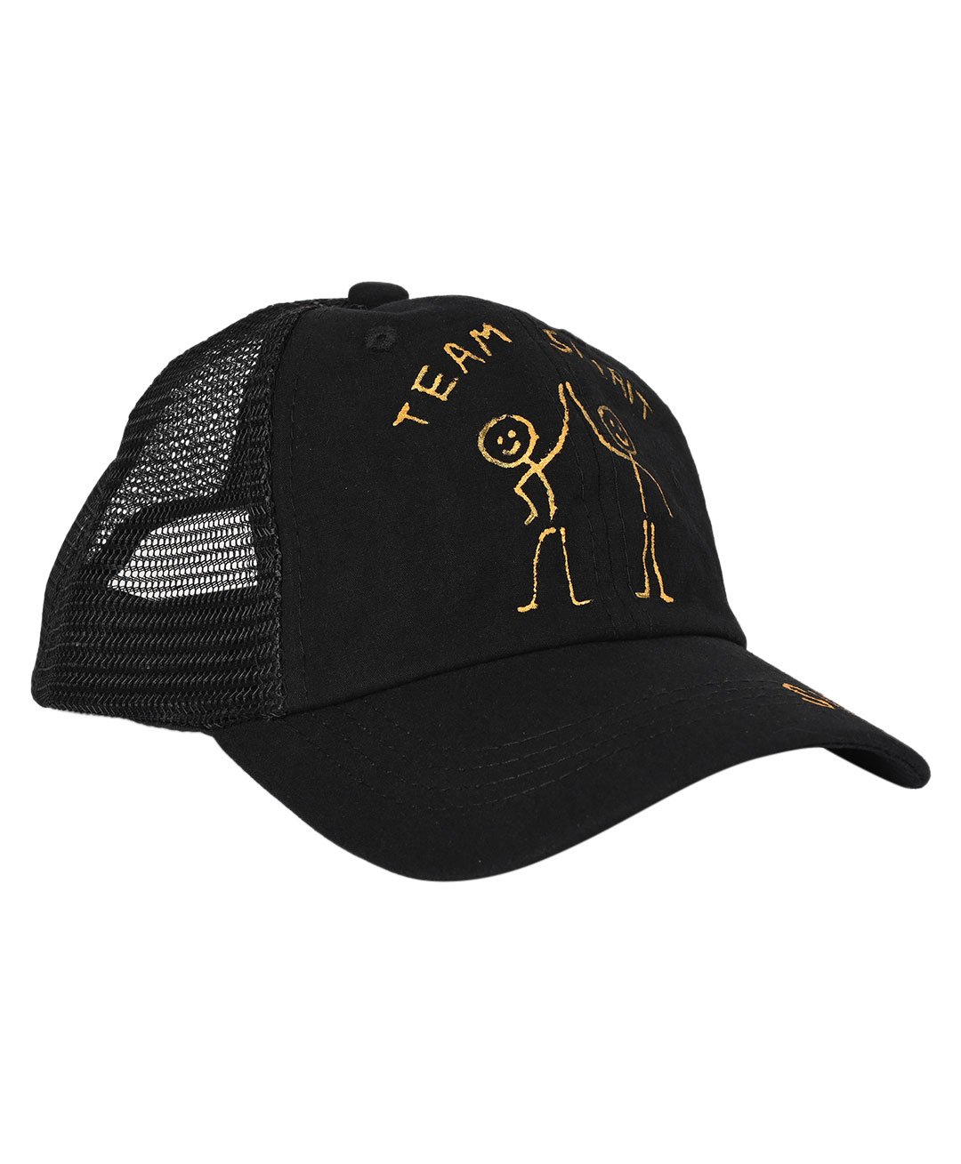 Kid-O-World Team Spirit Printed Cap - Black-image-10
