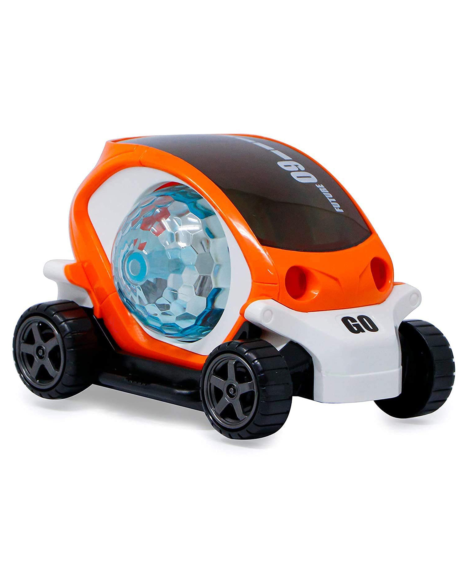 YAMAMA 09 Future Musical Stunt Car360 Degree Rotating with 4D Lights & Sounds - Orange-image-27