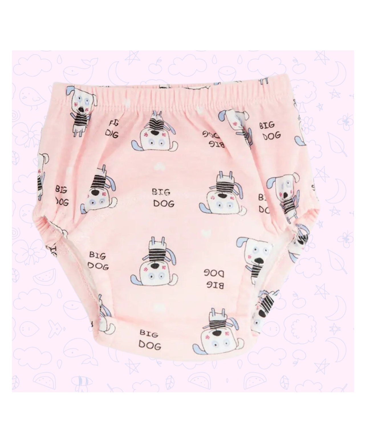 Ahc Zikku Potty Training Pants for Baby Pull up Design Reusable - Pink --picture-16