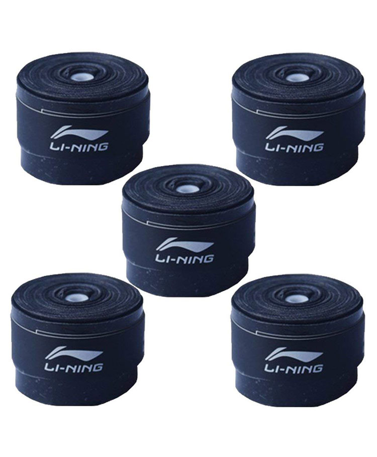 Li-Ning GP-20 Polyurethane Overgrip Badminton Racket Grip -pack of 5 (Color May Vary)-image-2