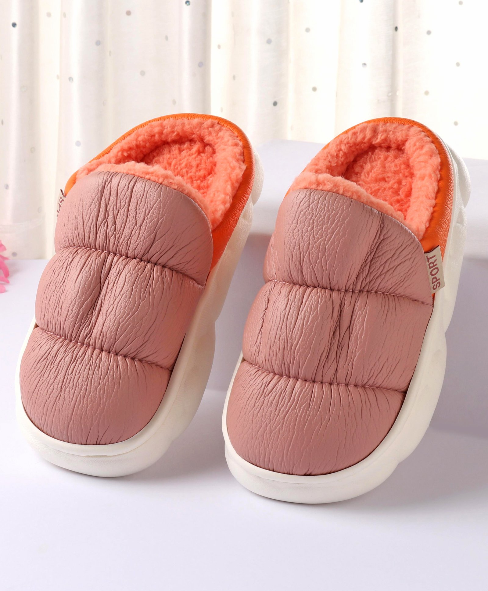 Cute Walk by Babyhug Slip On Solid Winter Booties - Pink-image-21