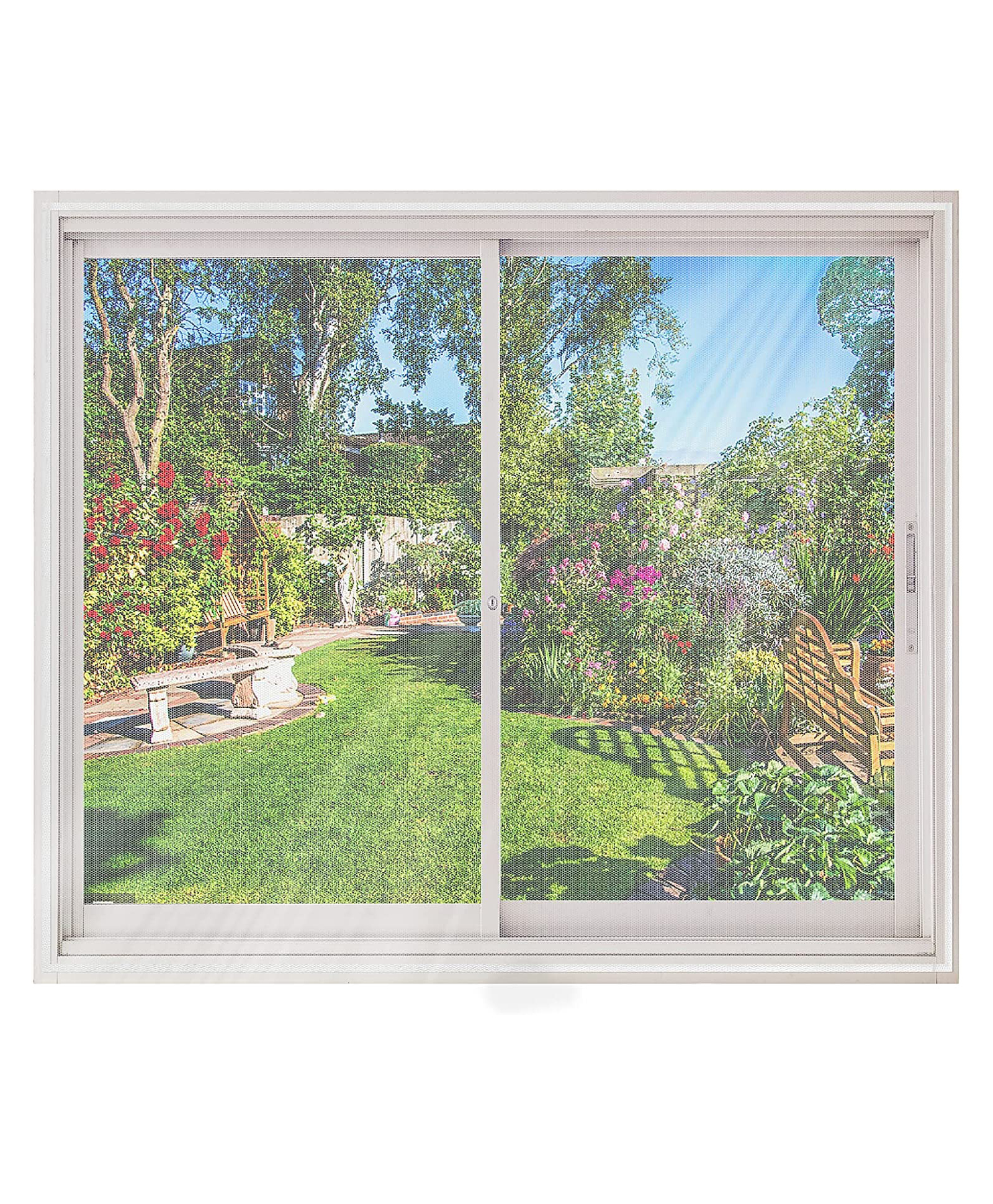 classic mosquito nets Classic Mosquito Net for Windows Premium 120GSM Fiberglass Net with Self Adhesive Hook Tape - Cream-picture-17