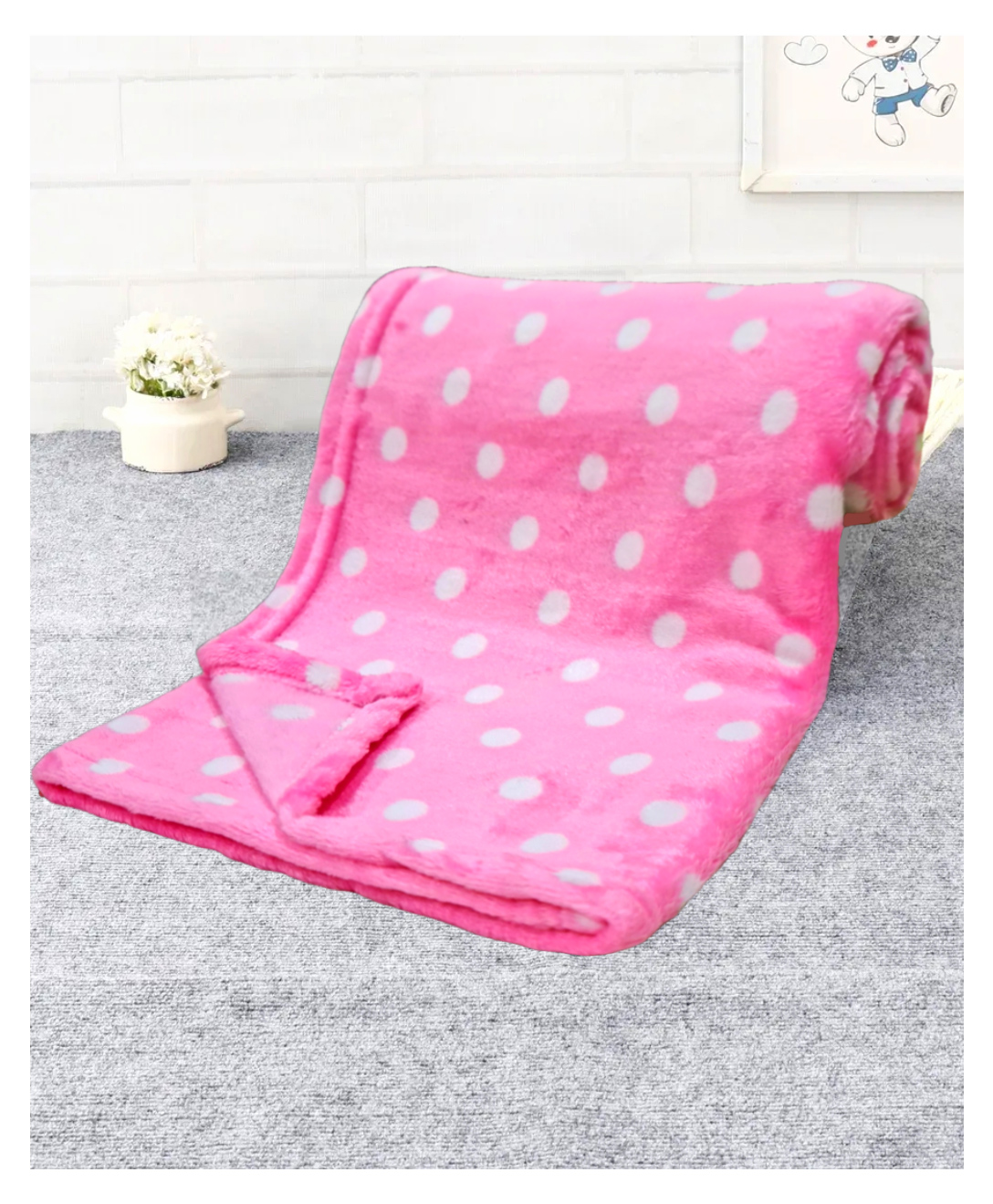 Brandonn Pack of Crib Baby Swaddle Blanket - Pink-picture-3