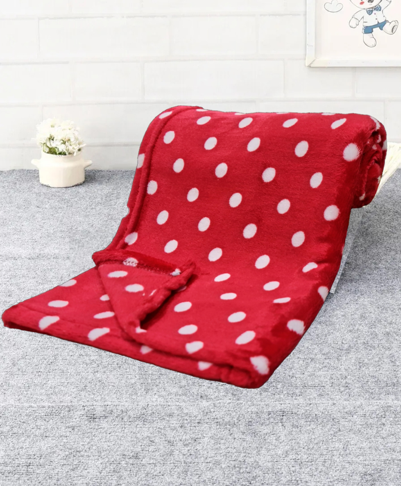 Brandonn Pack of Crib Baby Swaddle Blanket - Red-picture-15