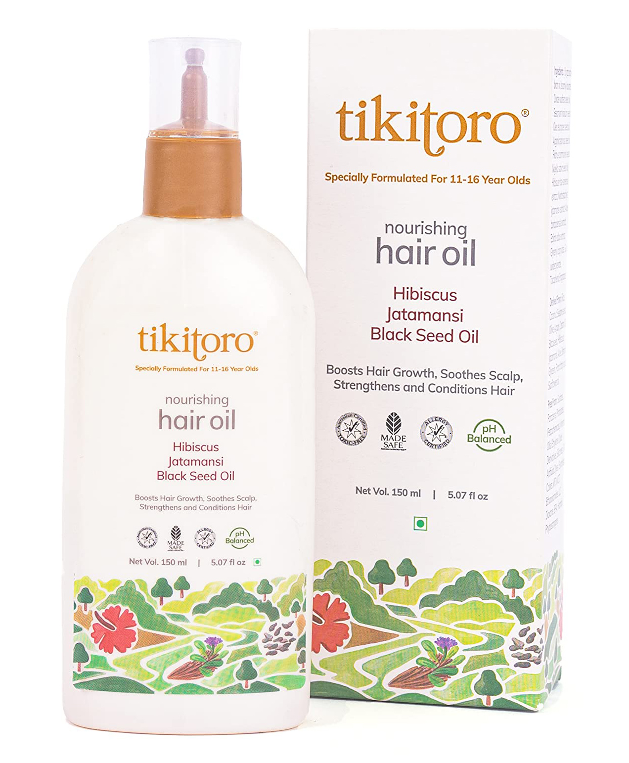 Tikitoro Teens Nourishing Hair Oil - 150 ml-picture-28