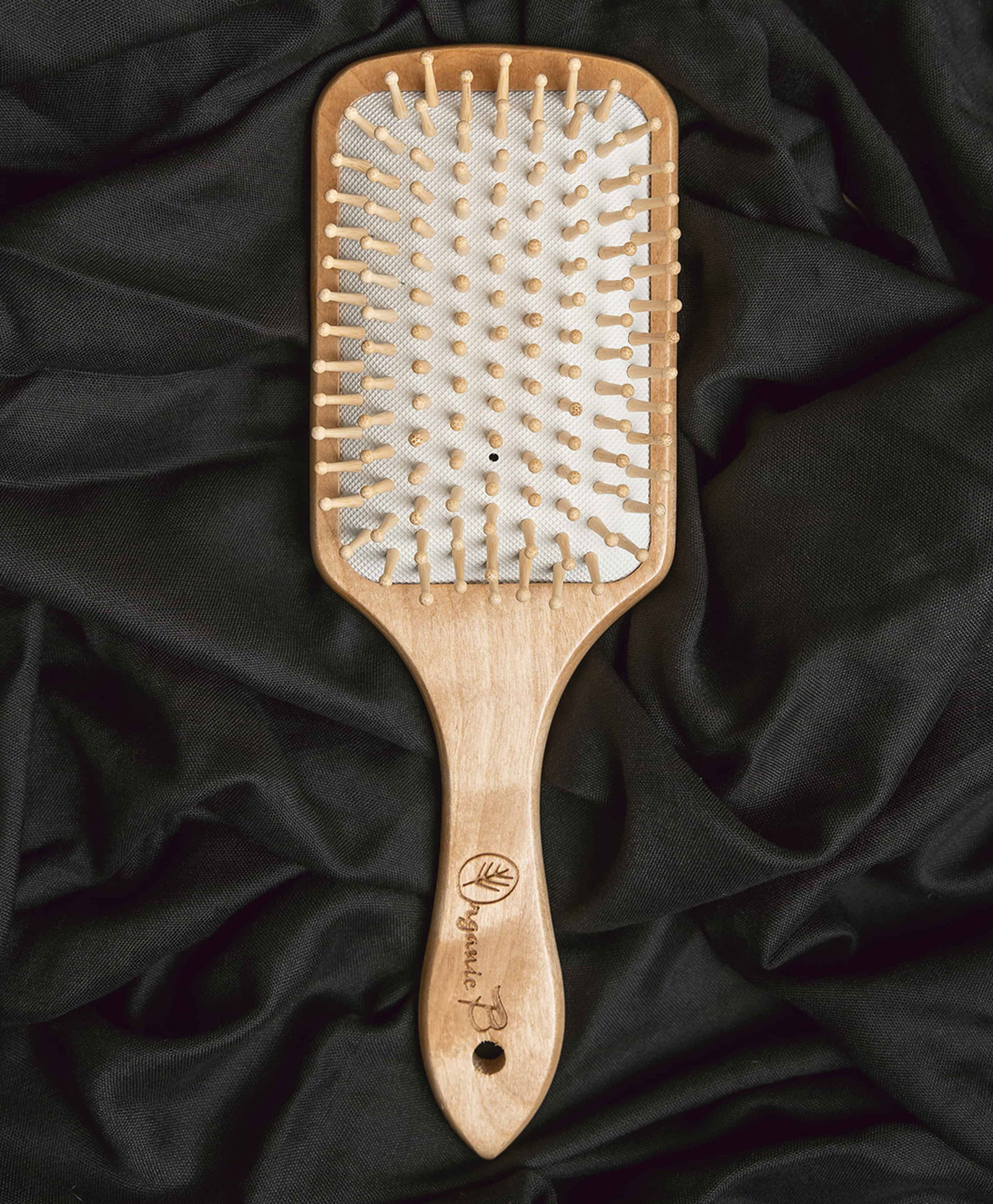 Organic B Wooden Bristle Paddle Brush | Medium Size-image-31