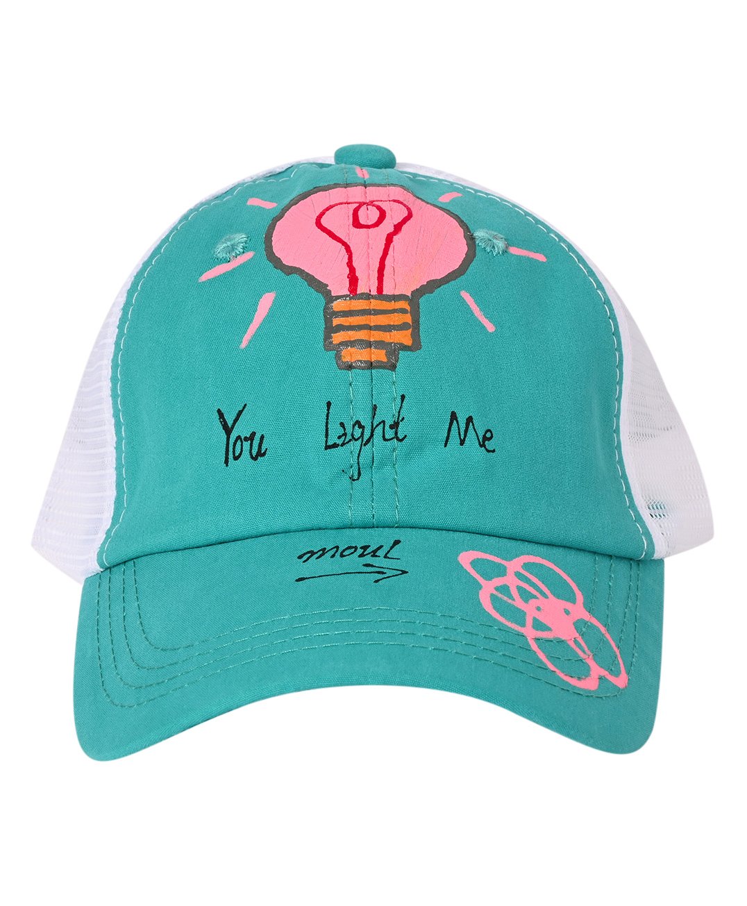 Kid-O-World You Light Me Bulb Printed Cap - Dark Green-image-34
