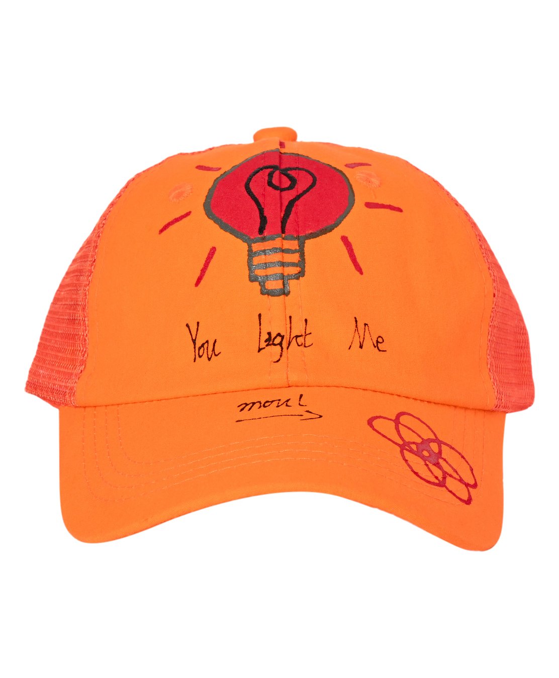 Kid-O-World You Light Me Bulb Printed Cap - Orange-image-33
