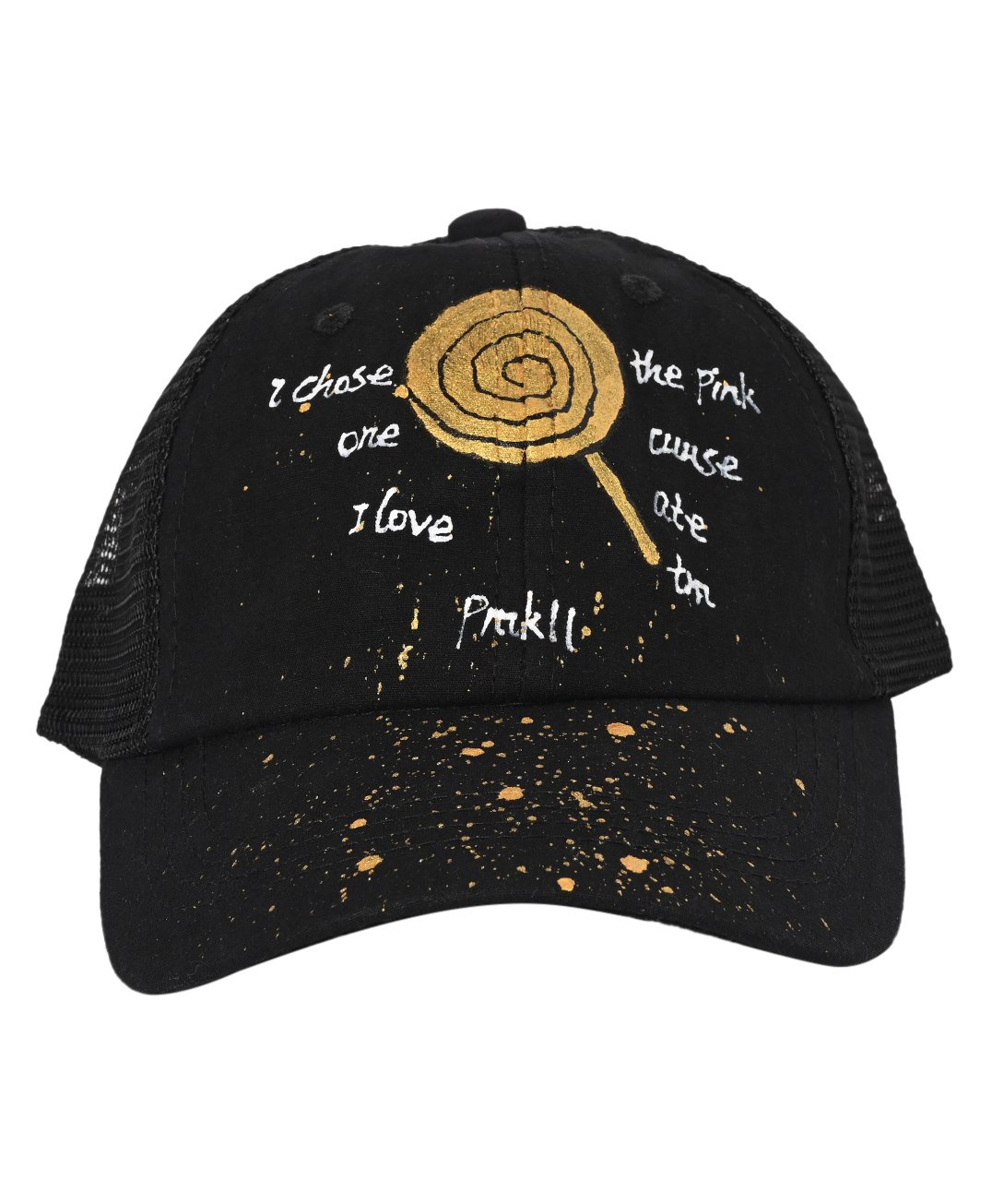 Kid-O-World Lollipop Printed Cap - Black-picture-22