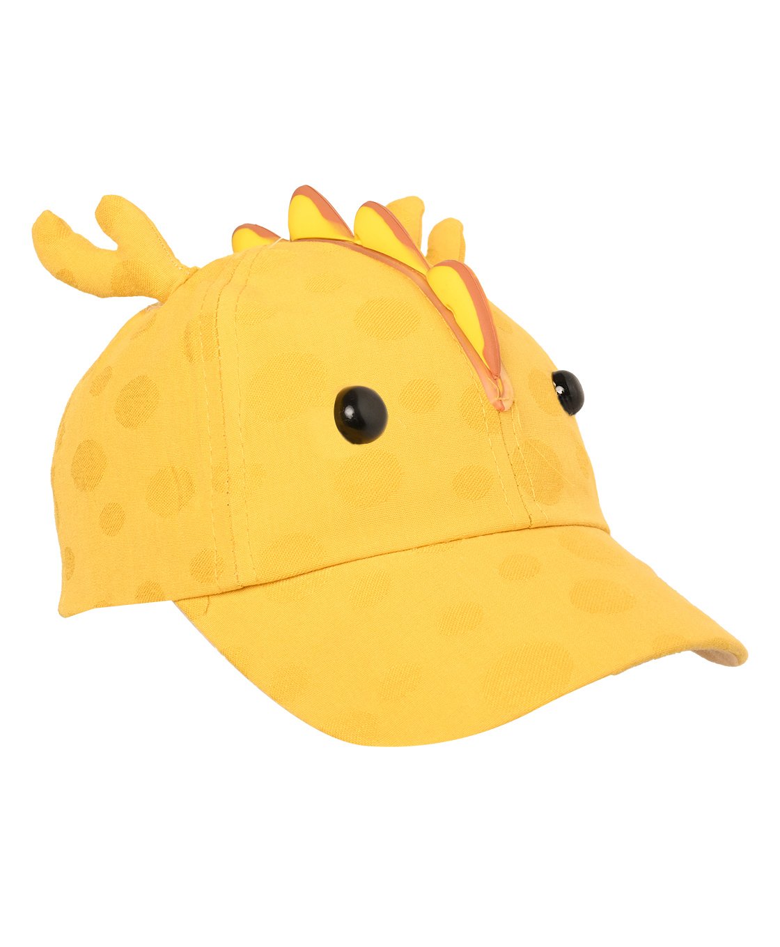 Kid-O-World Reindeer Self Designed Horn Detailed Cap - Yellow-picture-24