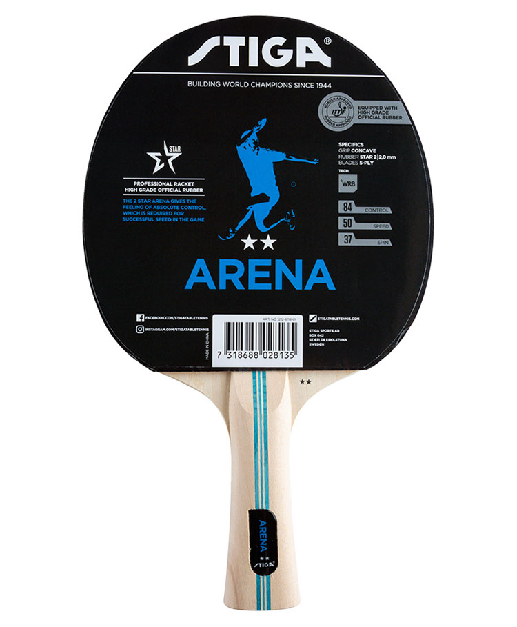 Stiga ArenaTable Tennis Racket- Black-image-32