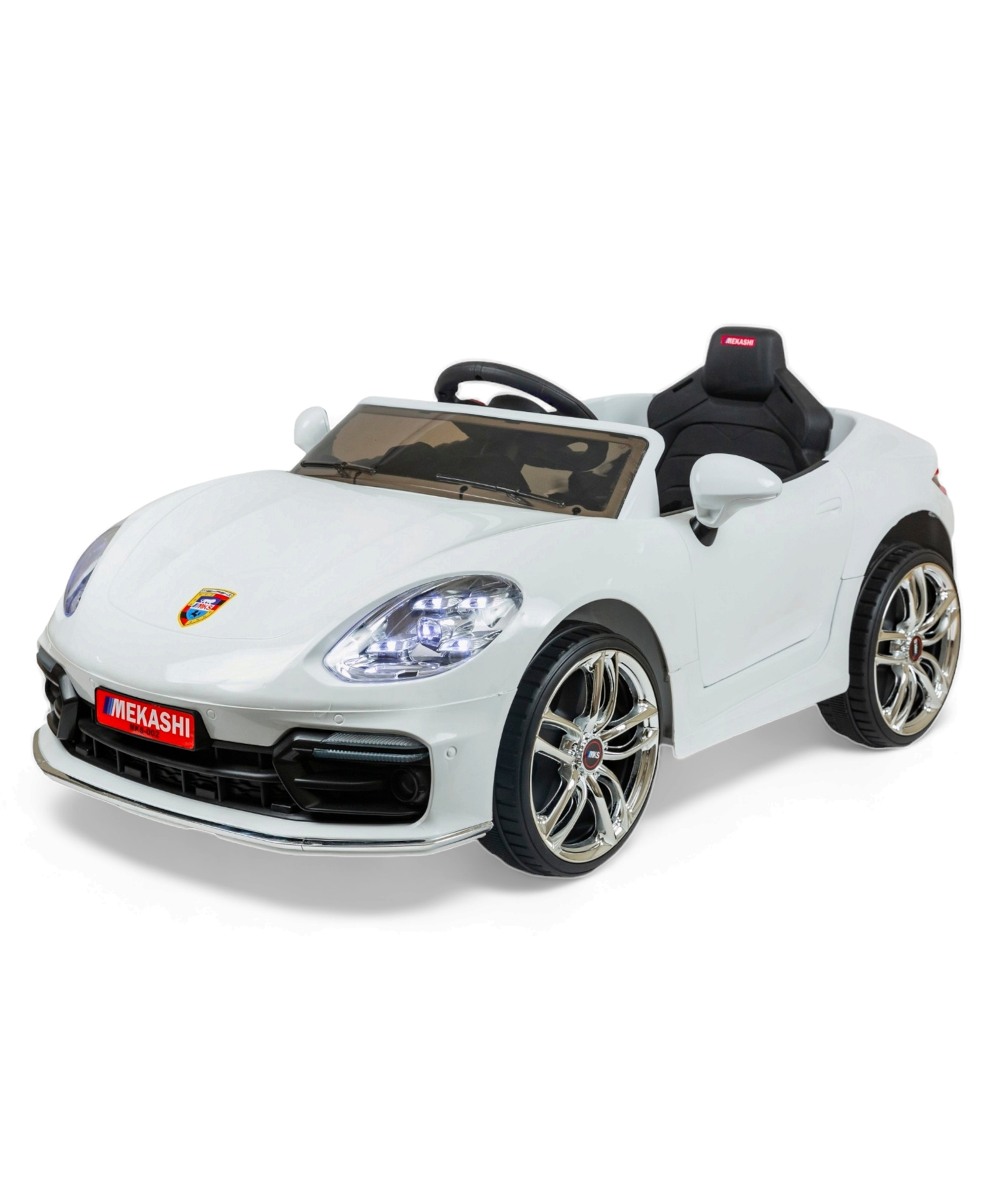 Mekashi Battery Operated Ride On Car - White-picture-21