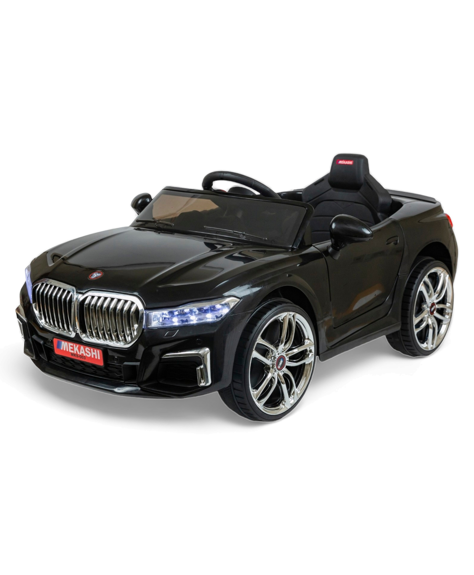 Mekashi Battery Operated Ride On Car For Kids - Black-picture-18