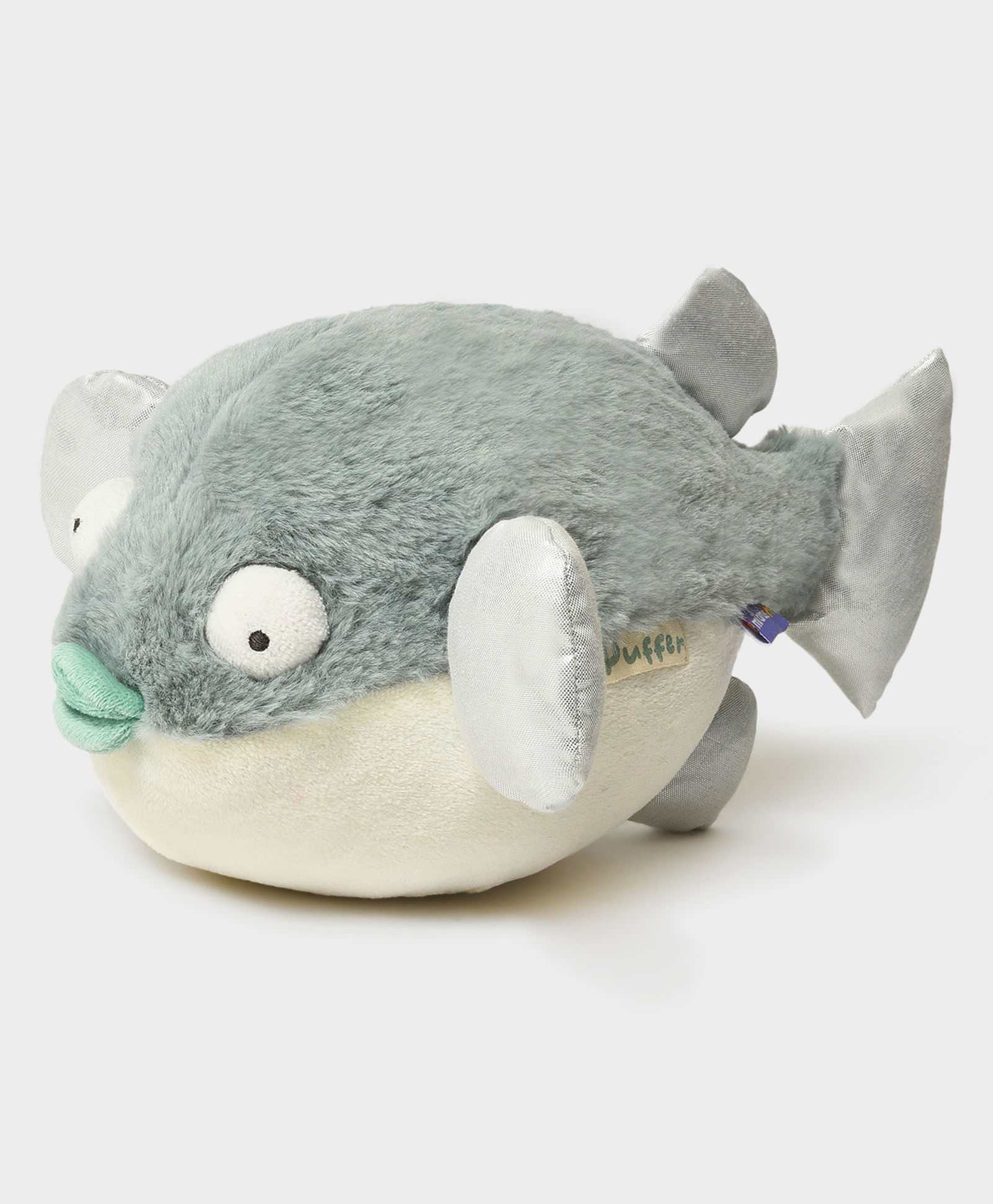 Mi Arcus Puffer Fish Soft Toy Green- Height 16 cm-picture-34
