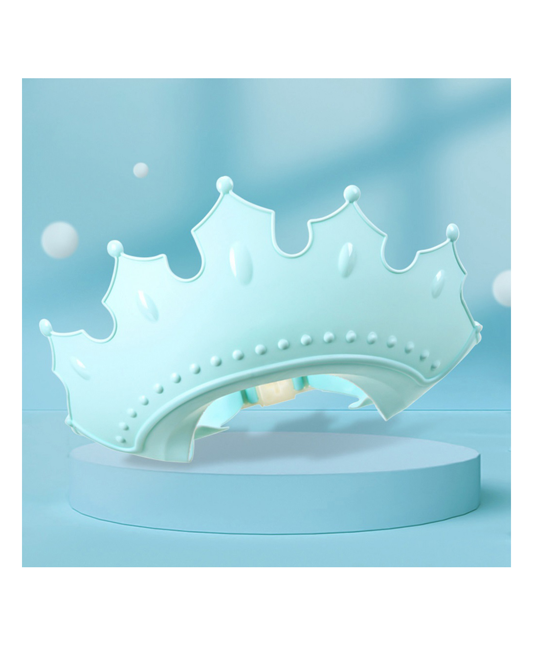 Ortis Baby Shampoo Shower Bathing Protection Bath Soft Cap Soft Adjustable Visor Hat - Sky Blue-picture-18