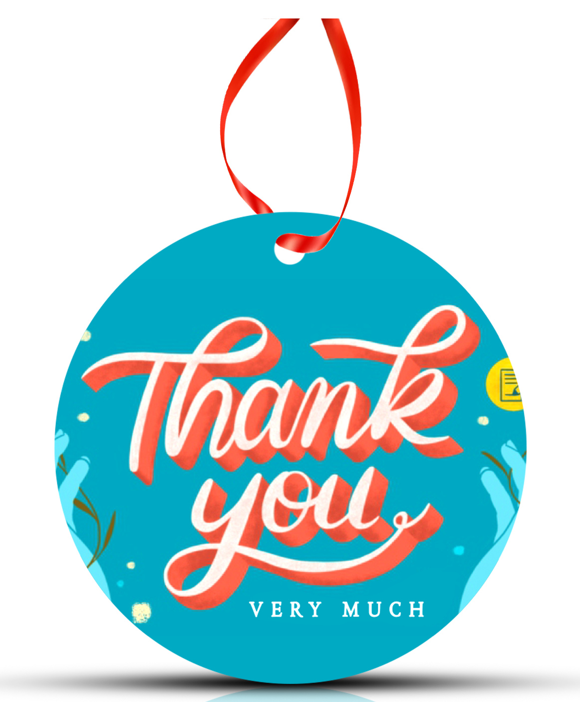 Zyozi Thank You Tags Cards for Kids Blue - Pack Of 28