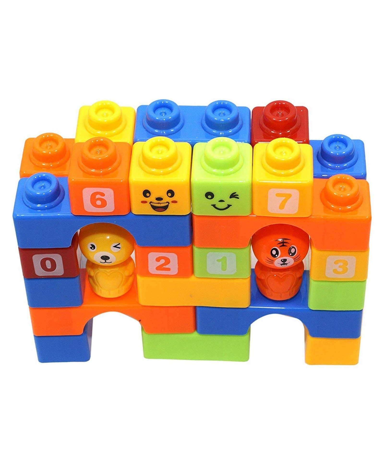 BitFeex Blocks Brain Puzzle Game Early Learning Educational Toy Set for Kids Mulitcolor - 32 Pieces-image-16