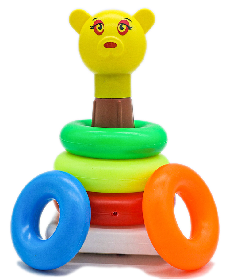 BitFeex 5 Ring Plastic Junior Ring Stacking Rings Toys - Multicolor-image-45