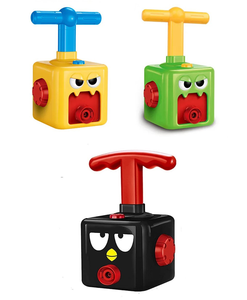 YAMAMA Balloon Powered Car & Rocket Launcher Toy Set With Pump Rocket For Kids   (Color May Vary)-image-9