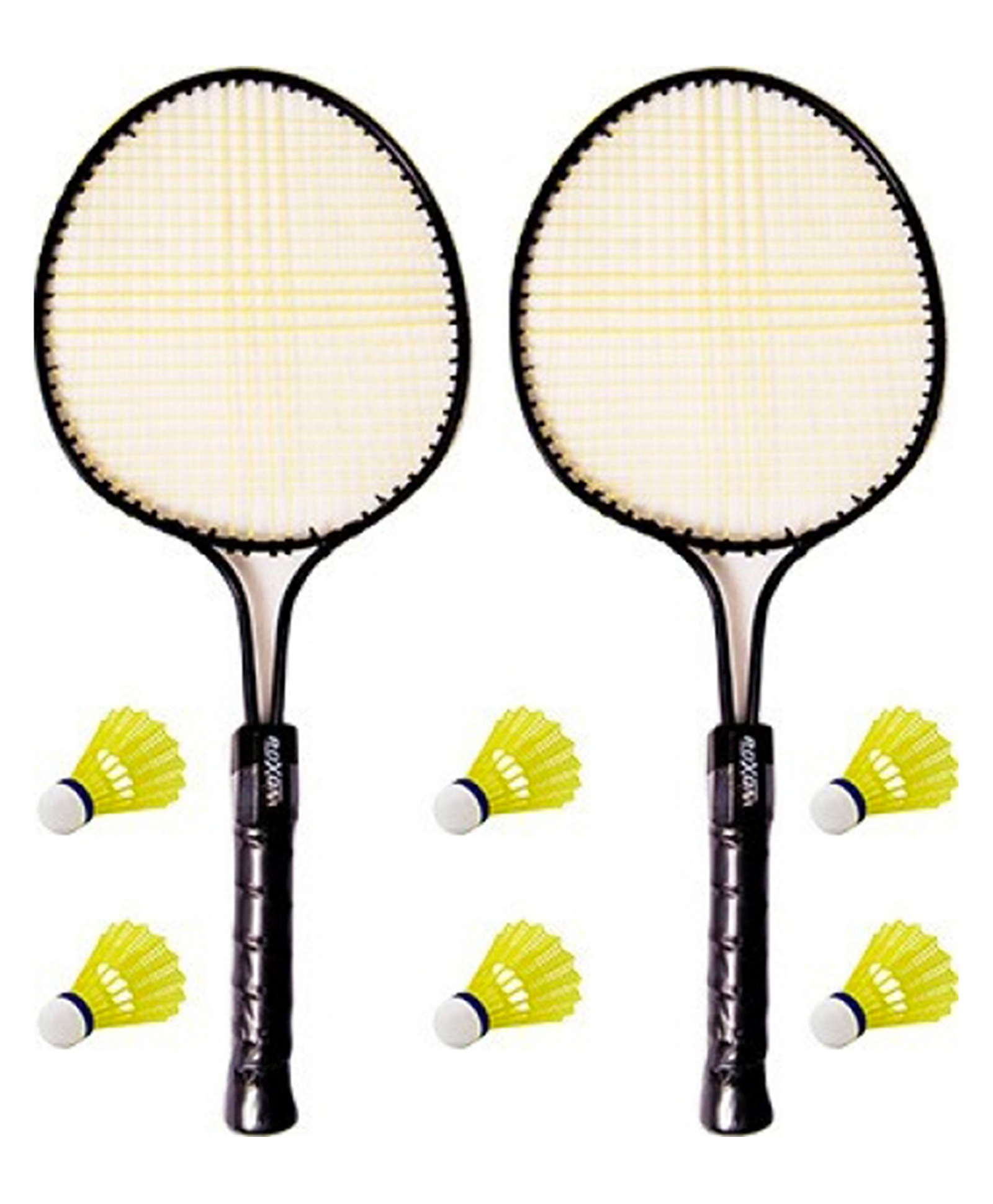 CLOVERBYTE Baby Phantom 2 Rackets & 6 Shuttlococks - Black-picture-21