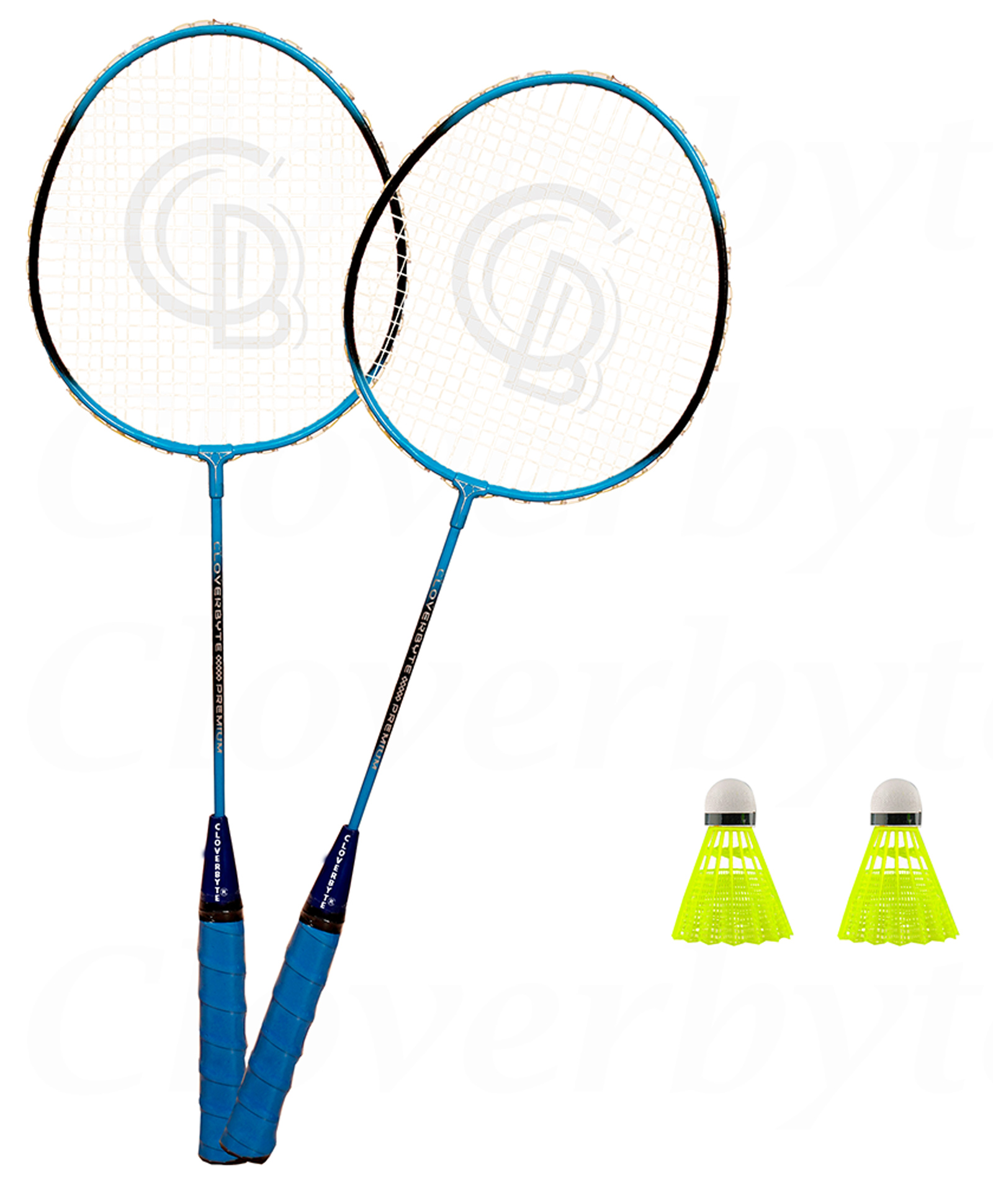 CLOVERBYTE Premium 2 Badminton Rackets With 2 Nylon Shuttles -May Vary In Colour-picture-11